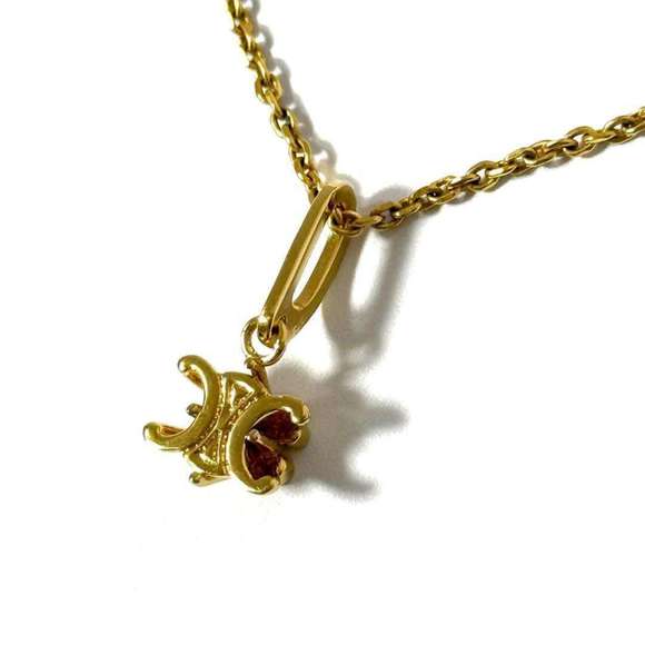 CELINE Gold Necklace - Picture 1 of 10
